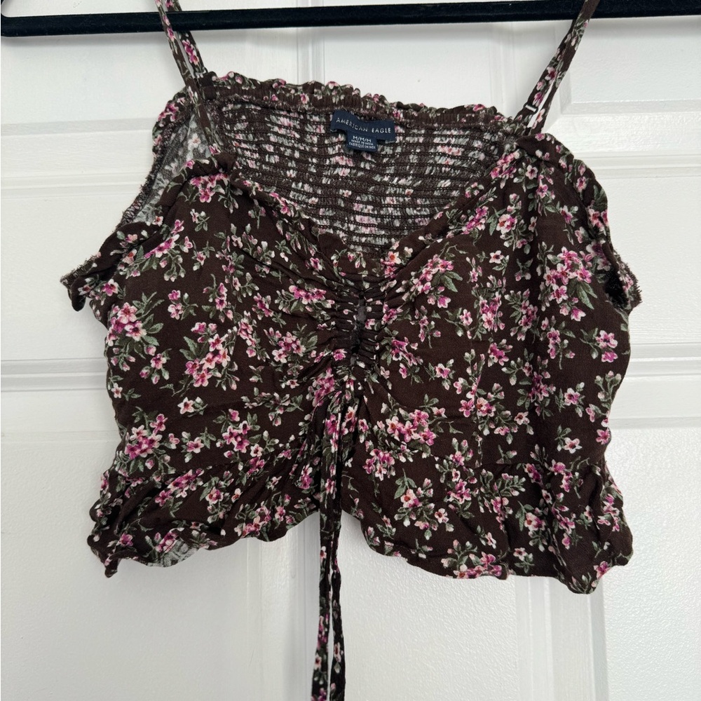 Babydoll top vintage print